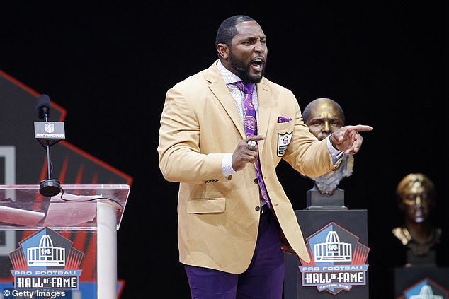 Lewis was inducted into the Pro Football Hall of Fame in 2018 as one of the sport's greatest.