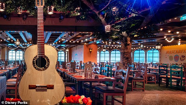 The Plaza de Coco is the first theatrical dining room on a Disney cruise ship dedicated to the 2017 film 'Coco'