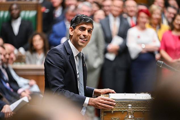 Rishi Sunak (pictured during PMQ questions) has insisted he will remain an MP and will not join the Silicon Valley gravy train.