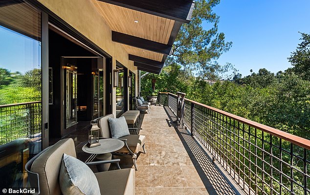 From the other side, each of the other bedrooms also opens to a patio with stunning views of the canyon.