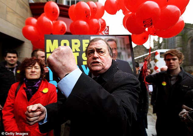 Lord Prescott was a political thug, an old-school Labor MP who could drink a pint in five seconds and was an accomplished boxer.