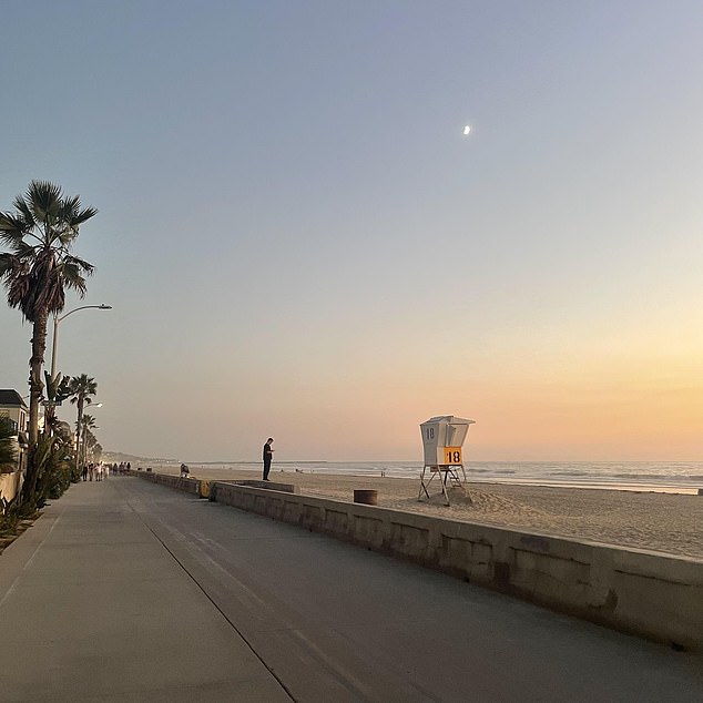 Bucksey changed the cover of her Facebook page on September 17 to a photo of Ocean Beach in San Diego. The beach is just 20 miles from Imperial Beach, where Lyle's wife Rebecca Sneed, 55, moved to be closer to him.