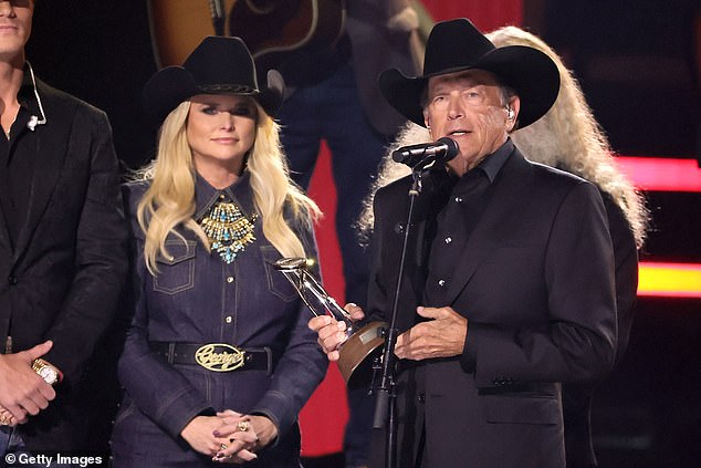 The artist, 72, was honored with the prestigious Willie Nelson Lifetime Achievement Award