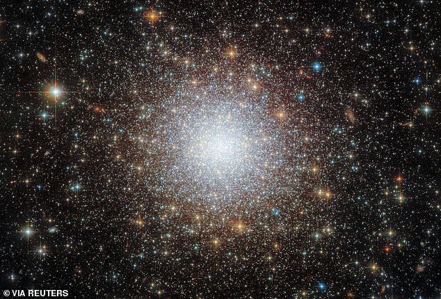 This is the first time a star has been captured in a neighboring galaxy, such as the Magellanic Cloud (pictured). This technique could allow scientists to observe never-before-recorded processes taking place in dying stars.