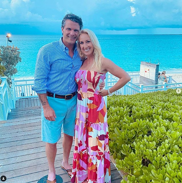 Hegseth and his wife Jennifer have been married since 2017