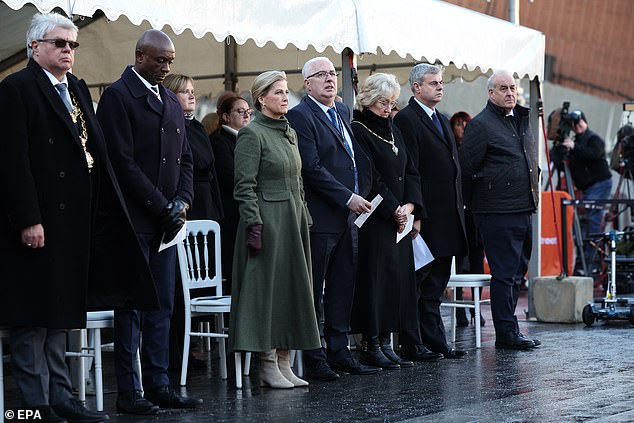 Sophie, 59, attended the event commemorating the terrorist attacks that left 200 injured and 21 dead in 1974.