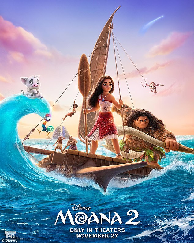 The pair will reprise their roles in the animated sequel Moana 2, scheduled for release on November 27.