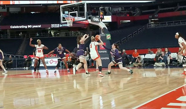 But the Syracuse women's team was defeated by Albany on Wednesday before a sparse crowd