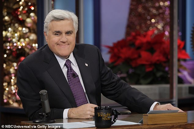 The television icon is pictured hosting The Tonight Show with Jay Leno in 2011.