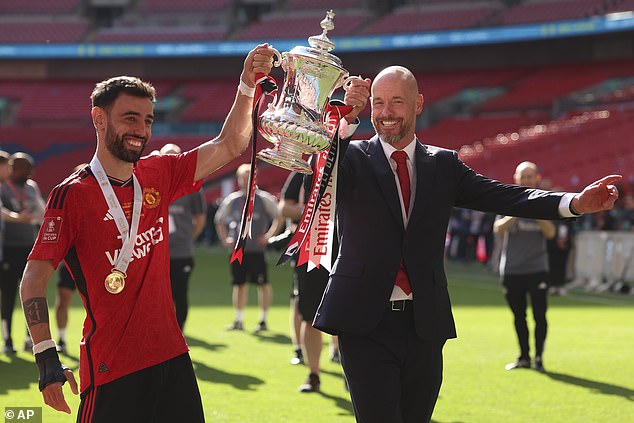 The decision to keep the Dutchman came after United beat Manchester City in the FA Cup final.