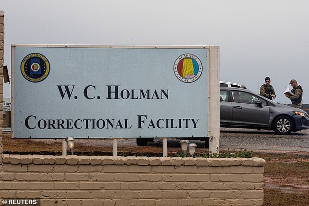 He was pronounced dead at the William C Holman Correctional Facility at 6:33 pm local time