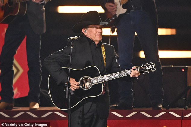 George Strait was honored with the prestigious Willie Nelson Lifetime Achievement Award