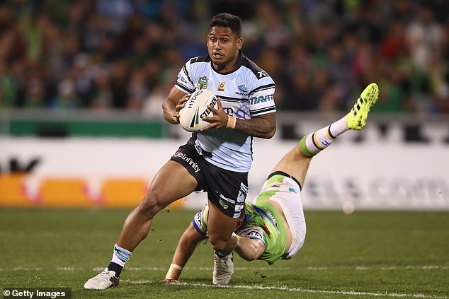 Football bad boy Ben Barba (pictured playing for Cronulla in 2016) will also play in the same competition as Hayne.