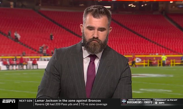 Jason Kelce apologized on air for smashing a fan's phone over the weekend