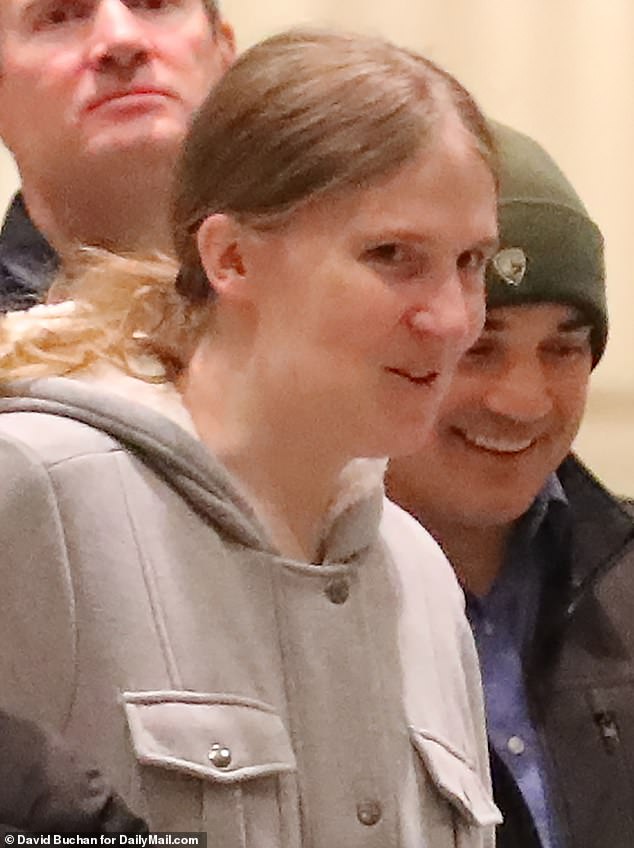 Her wife, prominent trans writer Samantha Leigh Allen, attended the hearing and was pictured laughing with friends