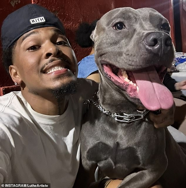 Luis Gabriel Santamaria, 27, said Morris threw his beloved pit bull, Kith, off a 14th-floor balcony after a fight at a Halloween party on Nov. 1