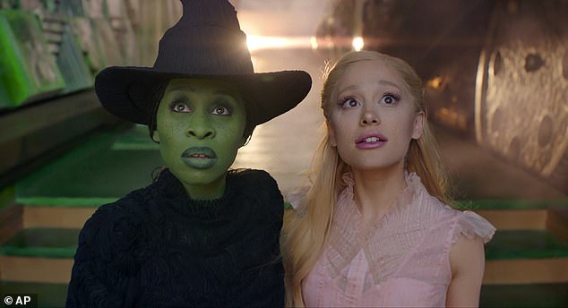 Cynthia and Ariana play Elphaba, the Wicked Witch of the West, and Glinda, the Good Witch of the South, respectively, in the film adaptation of the hit book and Broadway musical.