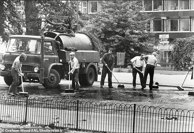 The road is cleared of blood and debris after the bombing in Hyde Park on July 20, 1982. In addition to the dead, dozens of people were injured.