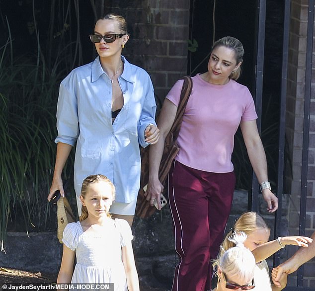 Billionaire boss Merivale, 52, and the model, 27, were spotted at his Vaucluse mansion in Sydney on Friday.