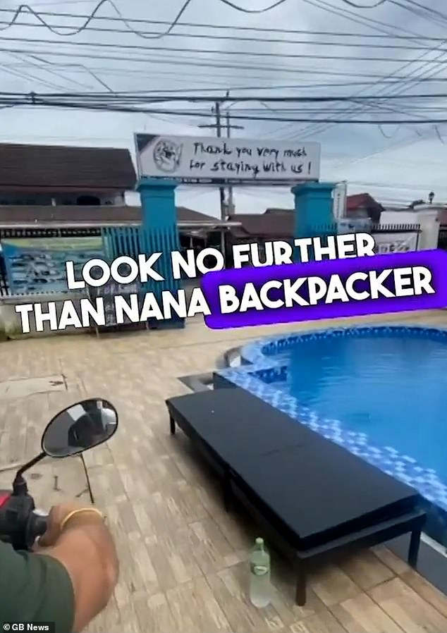 Travel blogger Steph had made the reel promoting the Nana Backpacker Hostel in December last year.