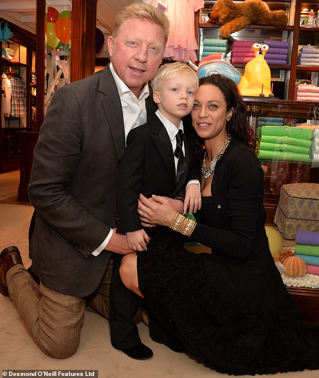 Boris and Lilly Becker at their son Amadeus' fourth birthday party at Ralph Lauren in February 2014