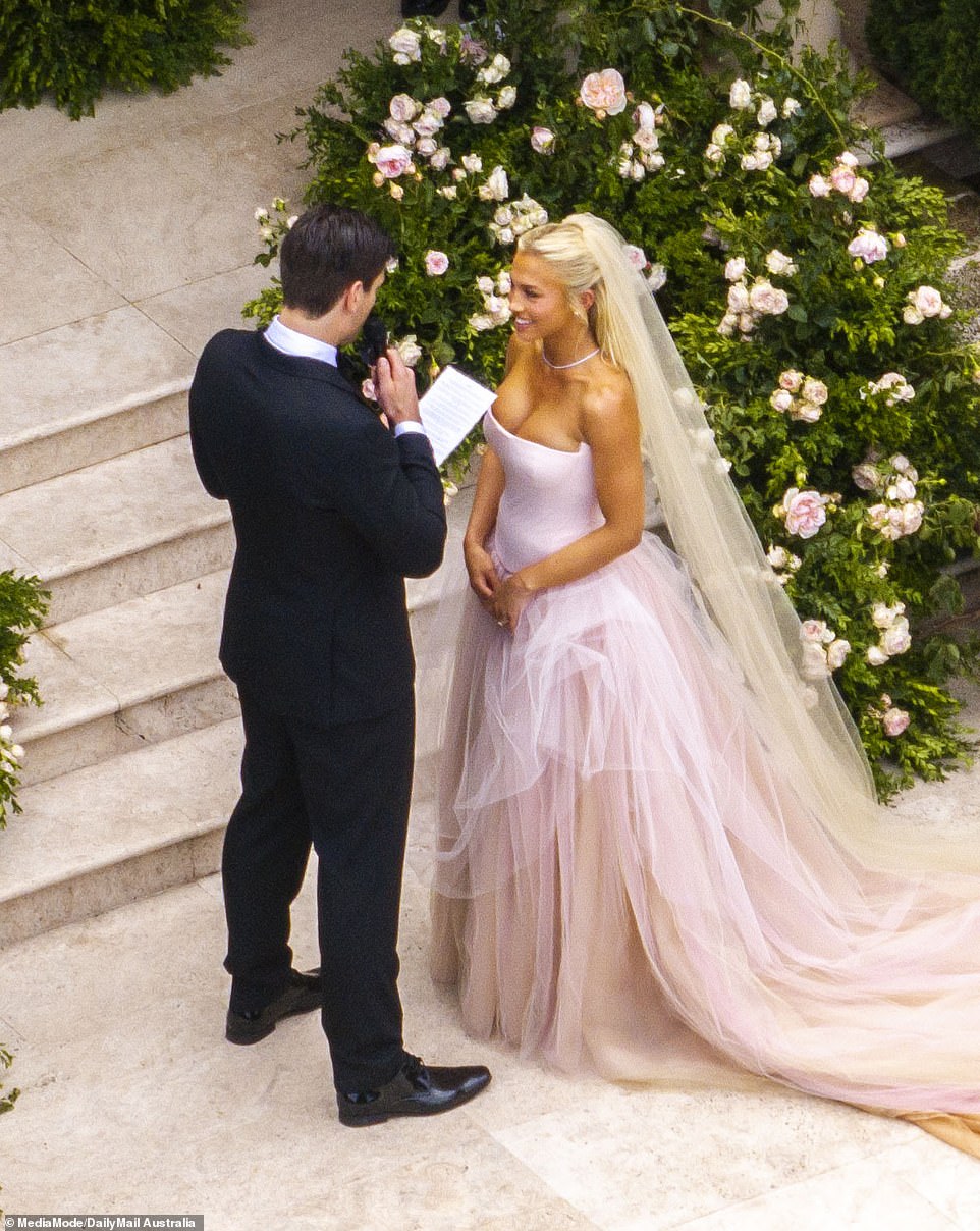 The fitness influencer, 30, and the former Love Island Australia star, 29, tied the knot in a beautiful ceremony at Chateau Du Soleil in Byron Bay.