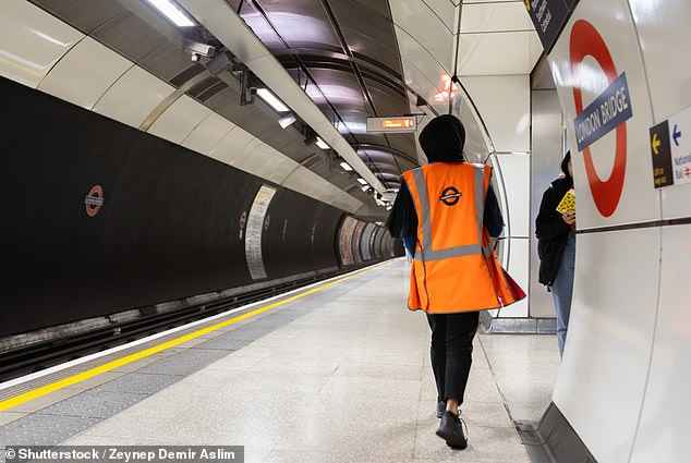 Transport for London uses a numbered code system to alert cleaners and staff to areas that need attention to spare passengers any unpleasant details (file photo)