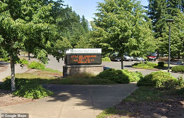 The alleged attack took place outside Timberline High School in Lacey, Washington