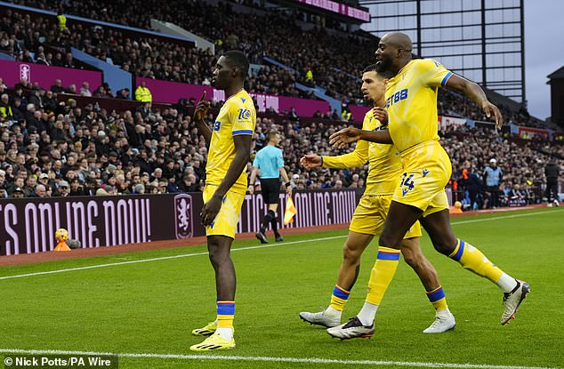 Ismaila Sarr (left) scored the first goal of the game as Villa continued to be too lax defensively.