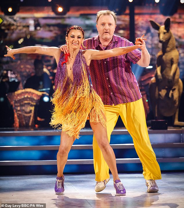 Sarah could knock current favorite Chris McCausland off the bookies' top spot after the routine scored him 36 points from the judges.