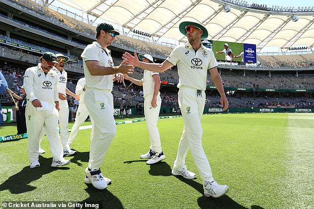 Australia are heading for their first Test loss at Optus Stadium since it opened in 2018.