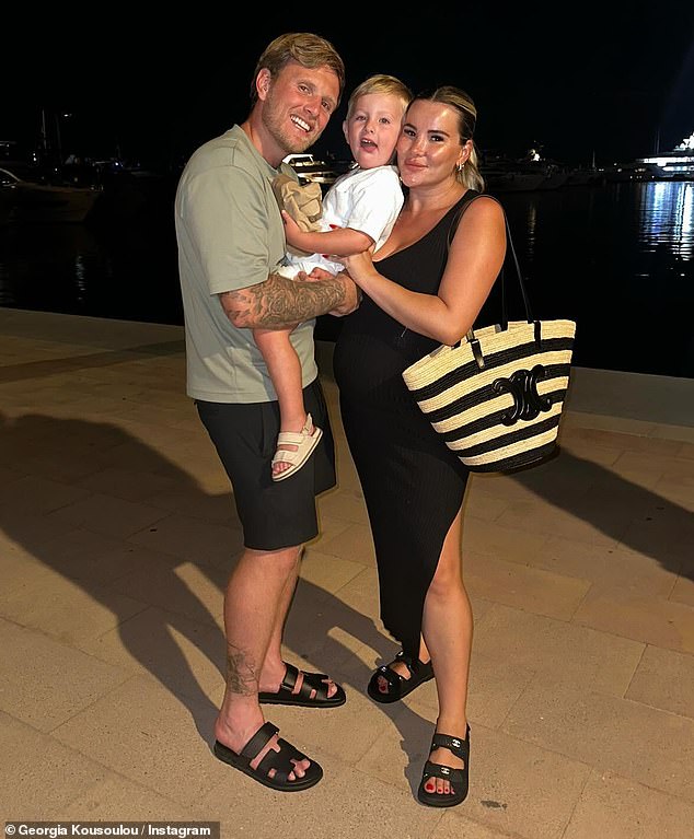 Reality star Georgia and her husband, businessman Tommy Mallet, 31, already share two-year-old son Brody.