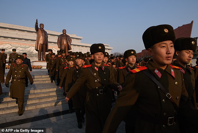 The US-based Global Defense Corp reported that in addition to Russian officers, 500 North Korean soldiers were also killed, but there was no independent confirmation (file photo)