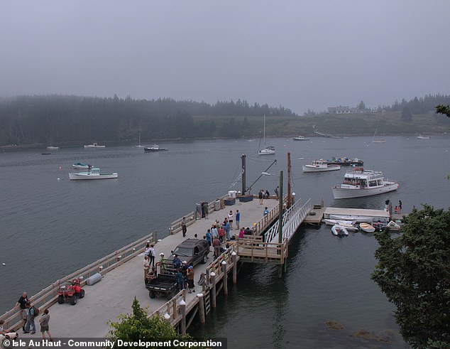 Isle au Haut is a 45-minute boat ride from the mainland and is not connected by a bridge