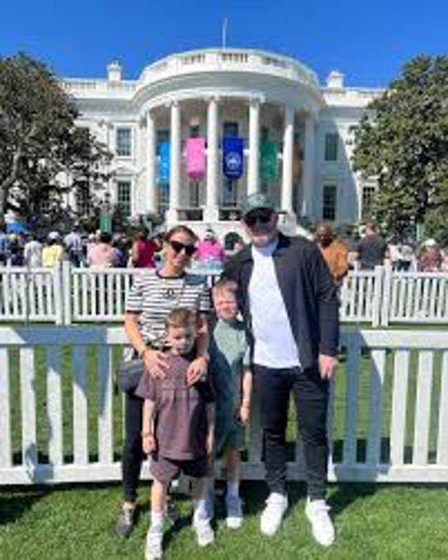 Coleen, Wayne and two of their children visited the White House, where they met with then-US President Donald Trump, in 2018.