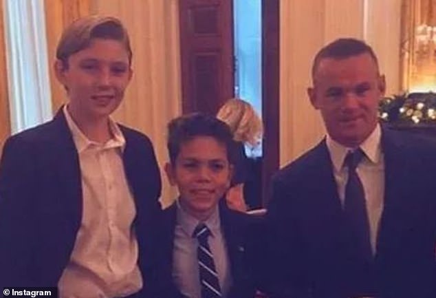 Rooney photographed at the White House while living in Washington DC with his family