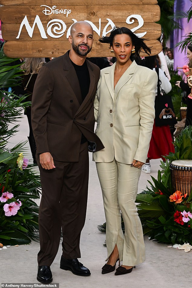 Marvin and Rochelle Humes were also present.