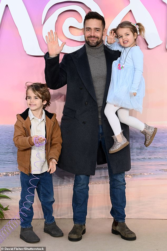 Spencer Matthews brought her son Theodore and daughter Gigi