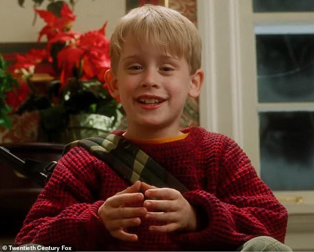 Macaulay's character, Kevin McCallister, was accidentally left home alone by his family; Culkin pictured in a photograph