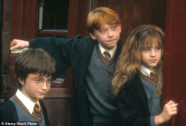 The famous magical world, based on the author's books, has already been made into a film with Daniel Radcliffe, Emma Watson and Rupert Grint (pictured in 2001). The new Harry Potter series, premiering in 2026, promises deeper exploration