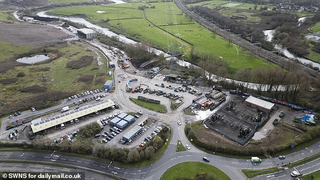 General view of the Newport waste and recycling landfill, where James Howells believes the hard drive containing the password to his crypto account is located.