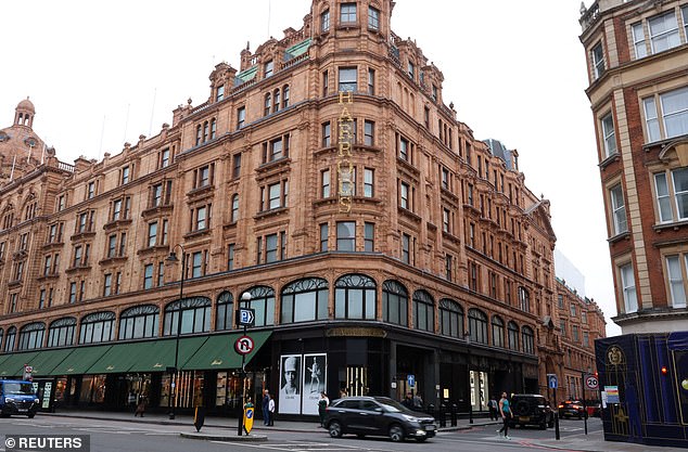 The group Justice for Harrods Survivors is dealing with complaints from more than 420 women, who say they were raped or sexually abused by the former boss. In the photo: Harrods department store in London.