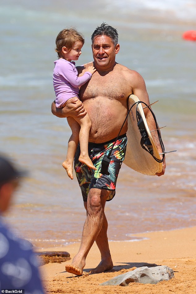 Jamie's love of surfing is well known: in June he celebrated his 54th birthday by riding the waves in Palm Beach.