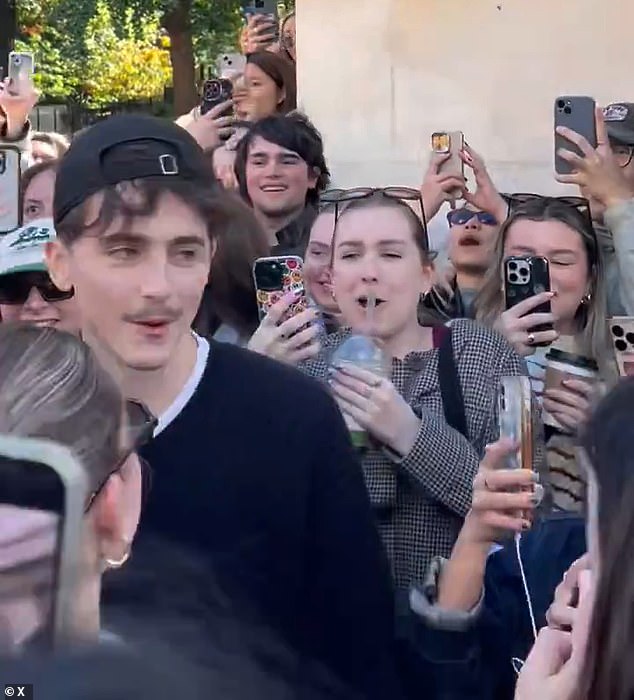 Just a few weeks earlier, Timothee Chalamet had caused chaos among his fans in New York by unexpectedly appearing in his own stunt competition.