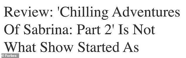 Merrill Barr of Forbes accused the second season of being 