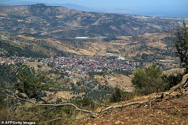 A view of the village of San Luca in the southern region of Calabria taken on August 16, 2007.