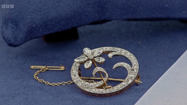 Despite not being signed or verified, he realized that the brooch came from a 