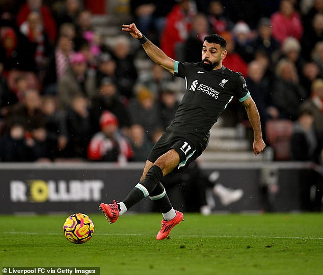 Salah scored twice as Liverpool came from behind to rescue a 3-2 win over Southampton on Sunday.