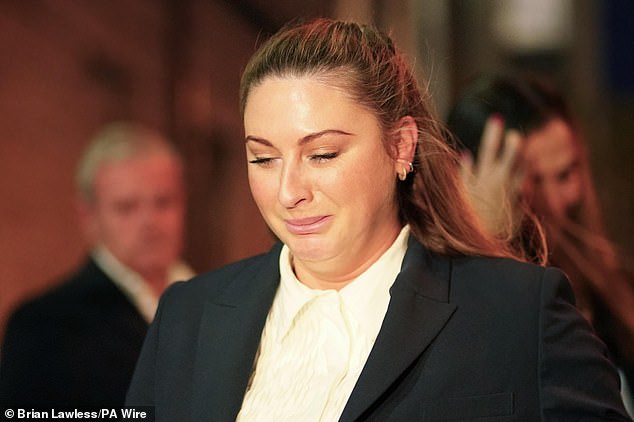 Nikita Hand speaks to the media outside the High Court in Dublin after the verdict was given.