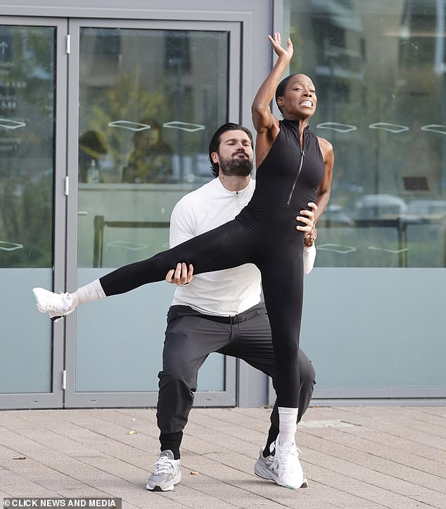 Once he was comfortable, they went inside to test the lifts on the ice.